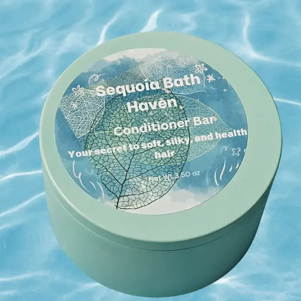 Argan oil-infused Golden Glow conditioner bar, eco-friendly hair care for hydrated and healthy hair