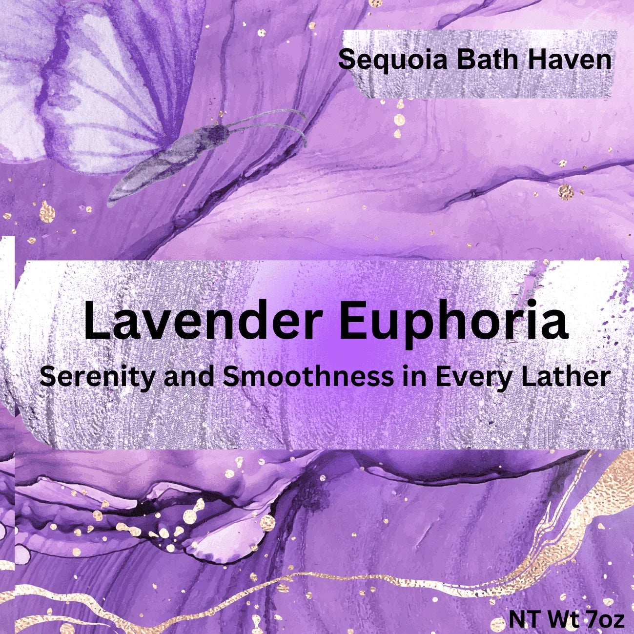 Luxurious Lavender Euphoria skincare product infused with natural lavender for relaxation and soft skin