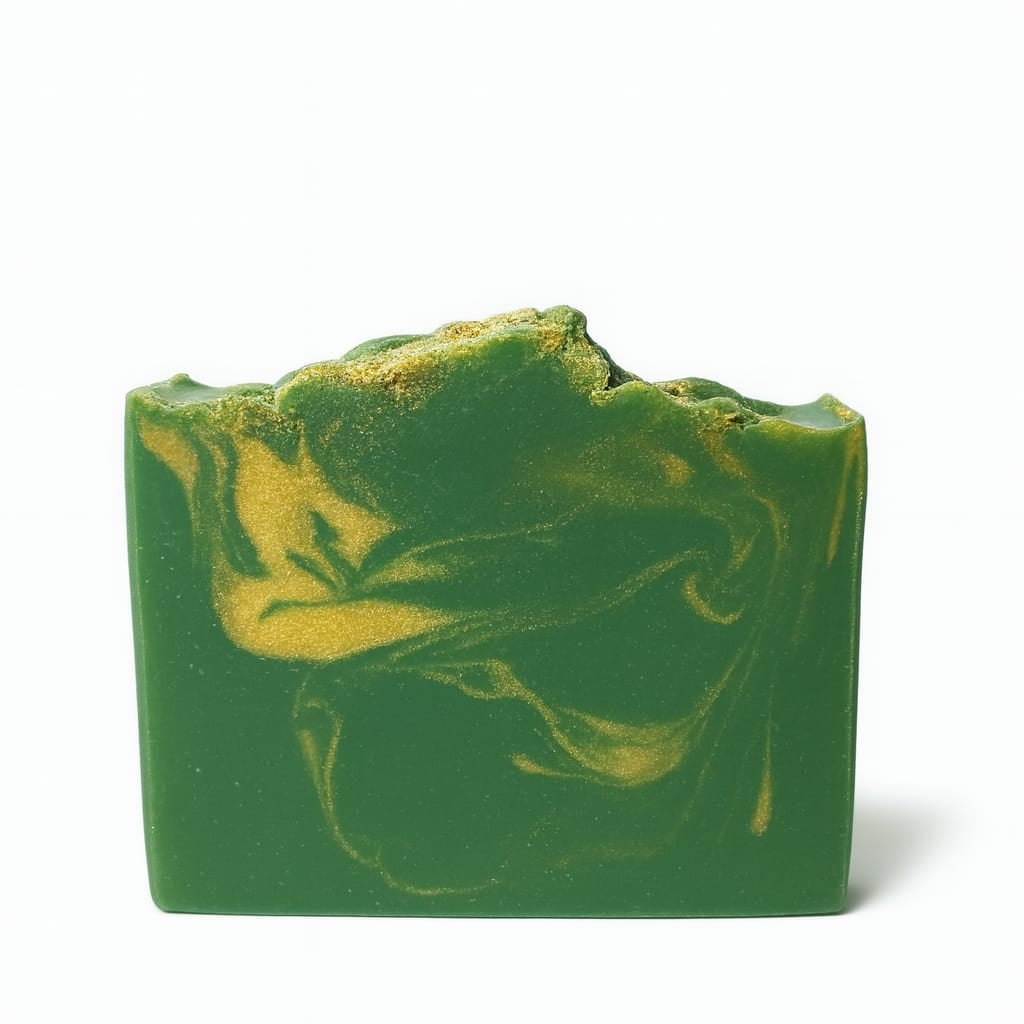 Handcrafted tea tree soap for gentle exfoliation and antibacterial care, perfect for healthy skin
